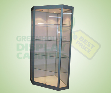 Corner Greenhouse Display Cabinet