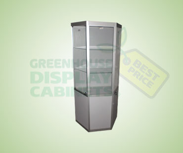 Corner Greenhouse Display Cabinet