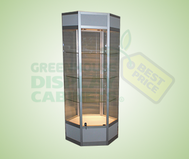 Corner Greenhouse Display Cabinet