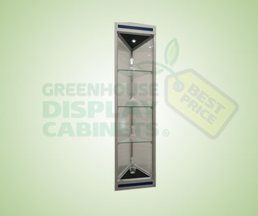 Corner Greenhouse Display Cabinet