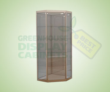 Corner Greenhouse Display Cabinet