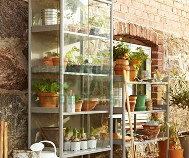 Pedestal Greenhouse Display Cabinet