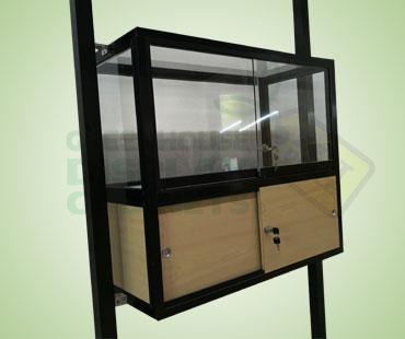 SUSPENDED GREENHOUSE DISPLAY CABINETS